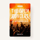 VIP All Access Pass Concert Event Badge (Achterkant)