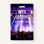 VIP All Access Pass Concert Event Badge (Achterkant)