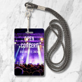 VIP All Access Pass Concert Event Badge