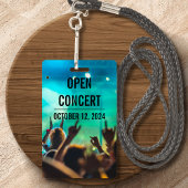 VIP All Access Pass Concert Event Badge