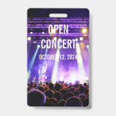 VIP All Access Pass-concertevenement Badge (Achterkant)