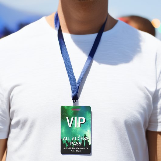 VIP All Access Pass-concertevenement Badge