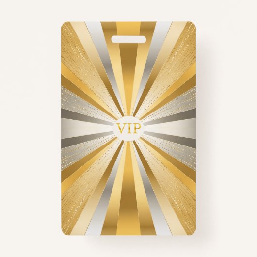VIP All Access Pass Event ID-badge Badge (Achterkant)