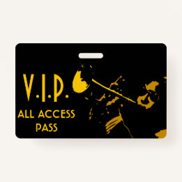 VIP All Access Pass voor Musical Event Badge