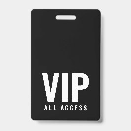 VIP All Access QR-code evenementen foto-ID Badge