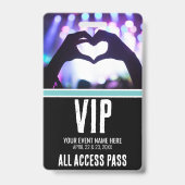 VIP All Access Speciale Gebeurtenis Badge (Voorzijde)