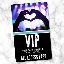 VIP All Access Speciale Gebeurtenis Badge