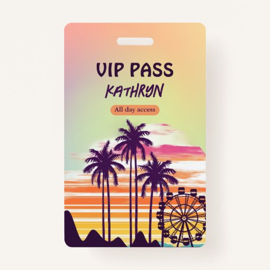 VIP Bachelorette Weekend Badge (Voorkant)