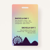 VIP Bachelorette Weekend Badge (Achterkant)