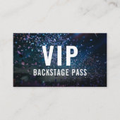 VIP Backstage pass QR Code Event Foto Visitekaartje (Voorkant)