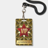 VIP BADGE (Voorzijde met lanyard)