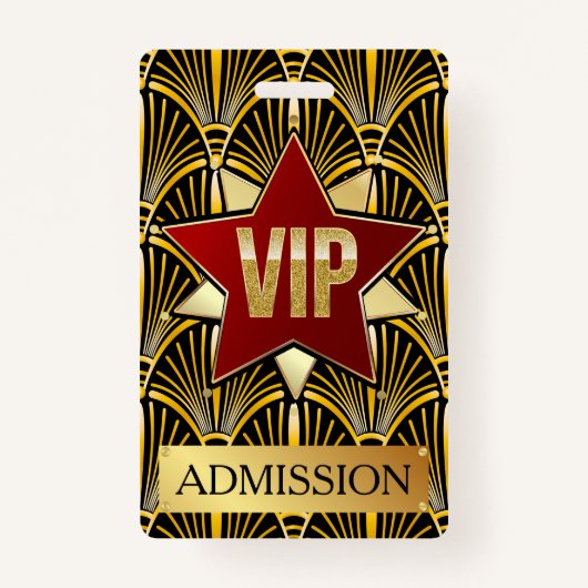 VIP BADGE (Voorkant)