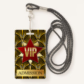 VIP BADGE (Voorkant met draagriem)