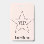 VIP-badge Badge (Achterkant)