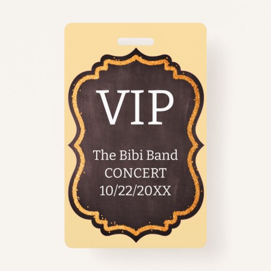 VIP-badge Badge (Achterkant)