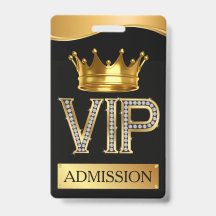 VIP-badge met lint