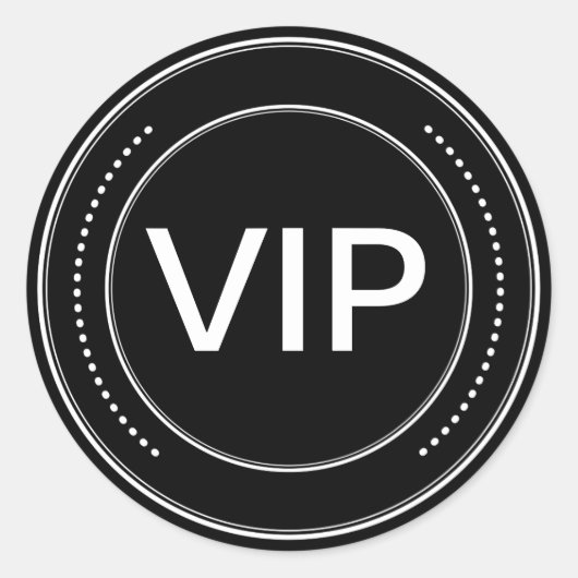 VIP Badge Stickers (Voorkant)