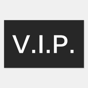 VIP-badge-stickers Rechthoekige Sticker