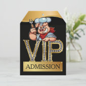 VIP Barbecue / Varkenspicknick Kaart (Staand voorkant)