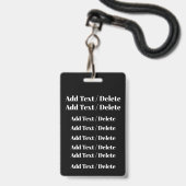 VIP-Basketbalbadge Badge (Back with Lanyard)