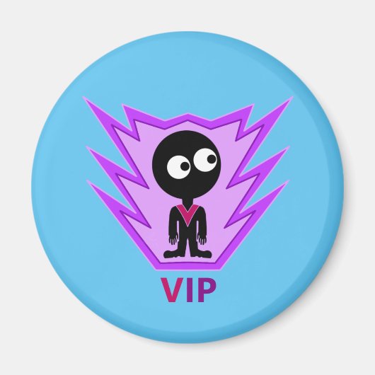 VIP Bezoeker Alien Magneet (Voorkant)