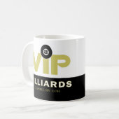VIP Billiards Gepersonaliseerd koffie-Mok Koffiemok (Voorkant links)