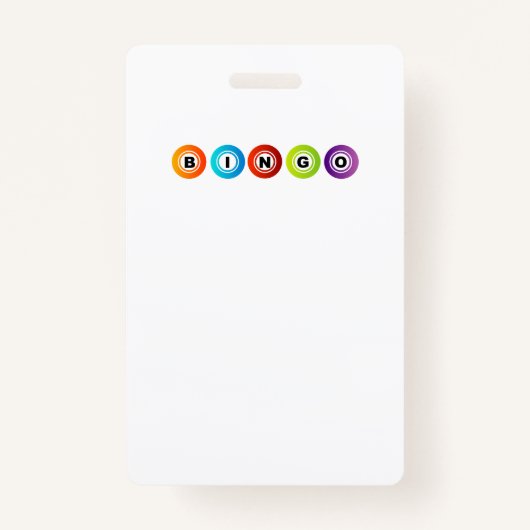 VIP BINGO BADGE (Achterkant)