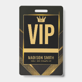 VIP Business Event Badge
