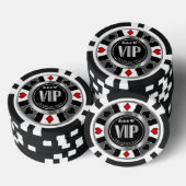 VIP Casino Poker Chip - Las Vegas - Rood (Opstapeling)