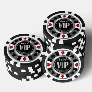 VIP Casino Poker Chip - Las Vegas - Rood
