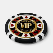 VIP Casino Poker Chip Las Vegas - rood / goud (Enkel)