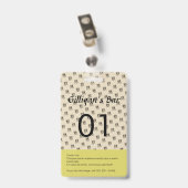 VIP-client Badge (Achterkant met clip)