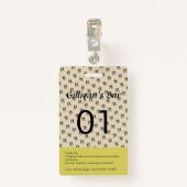 VIP-client Badge (Achterkant met clip)