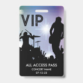 VIP Custom All Access Concert Badge (Voorzijde)