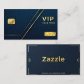 VIP Custom Visitekaartje (Voorkant / Achterkant)