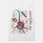 VIP-denken (Neuron/Synapse) Theedoek (Verticaal)