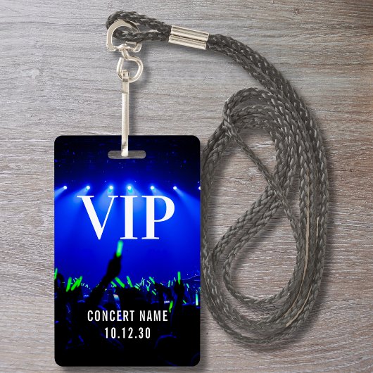 VIP Evenement Foto Aangepaste Naam Concert Badge