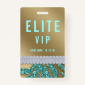 VIP Event Custom Name Concern Badge (Achterkant)