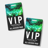 VIP-event met alle toegang Badge (Voor- en achterkant)
