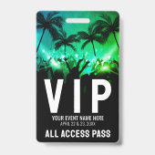 VIP-event met alle toegang Badge (Achterkant)