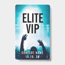 VIP Event Photo Custom Name Concert