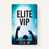 VIP Event Photo Custom Name Concert Badge (Voorkant)