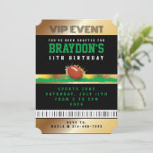 VIP-FOOTBALL ALLE TOEGANG tot Gold Pass Badge-uitn Kaart (Staand voorkant)