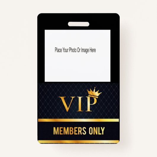 VIP-foto Badge (Voorkant)