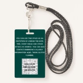 VIP FOTO ID - Feest, Festival, Evenement GLITTER G Badge (Achterkant met draagriem)