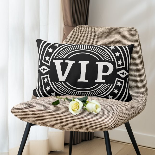 VIP gereserveerde stoel retro aangepaste kleuren Kussen (Creator heeft geüpload)