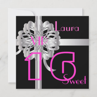 VIP Gigantic Sweet Sixteen Gift Invitation- Cust. Kaart