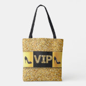 VIP Gold Diamonds op hoge hoogte Tote Bag (Achterkant)
