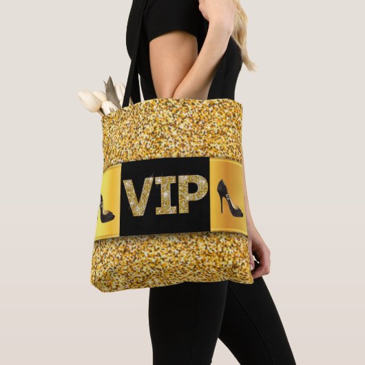 VIP Gold Diamonds op hoge hoogte Tote Bag (Dichtbij)