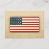 VIP Gold met American Flag Profile Cards Visitekaartje (Achterkant)
